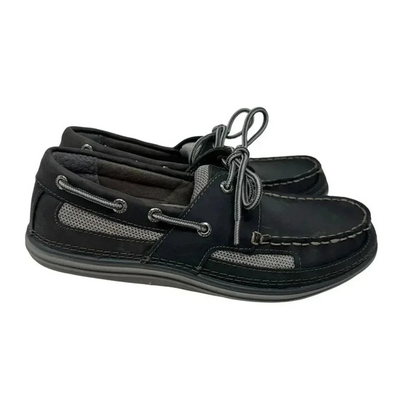 Sperry Top-Sider Men’s size 8 Gray Lightship 2 Eye Boat Shoes  Leather Moc - Picture 1 of 9